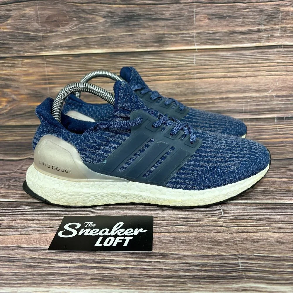 Adidas Ultra Boost 3.0 Mystery Blue Women's Athletic Running Shoes Size 8